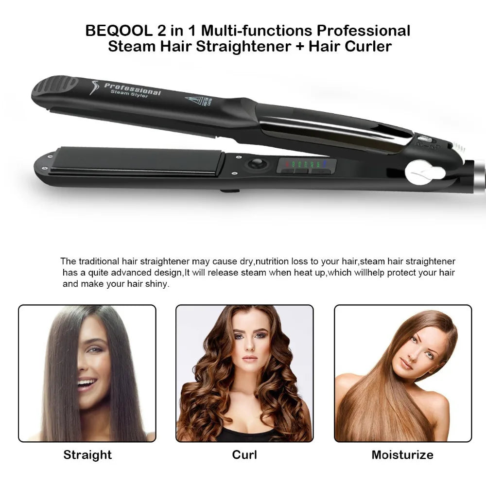 Hair Straightener Professional Ceramic Vapor Hair Care Tools