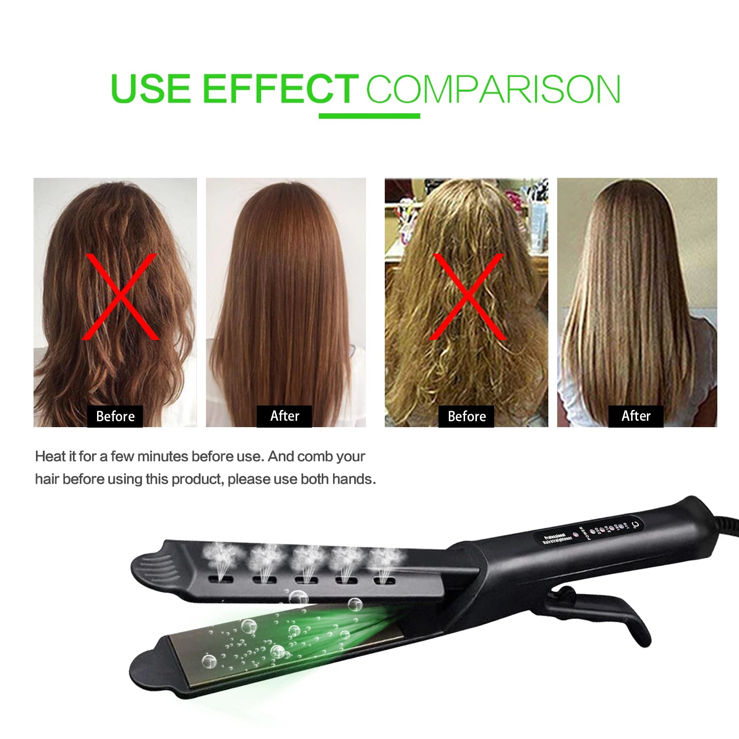 Professional Hair Crimper Wave Corn Iron Hot Curling Corrugated Automatic Curler Electric Styler Appliances Curlers For Women