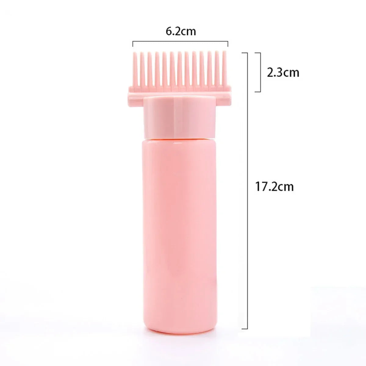 120ML Refillable Bottle For Hair Dye Shampoo Plastic Applicator Comb Dispensing Salon Oil Hair Coloring Hairdress Styling Tool