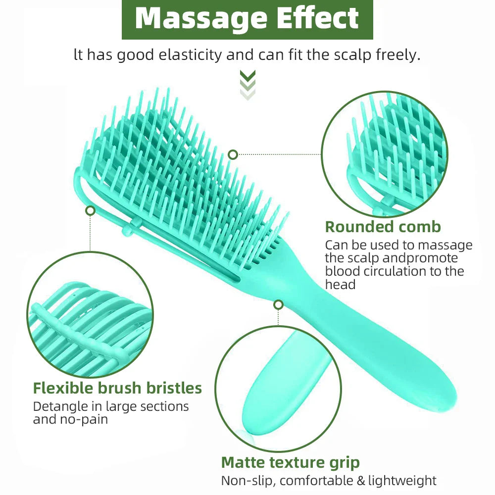 Hair Brush Scalp Massage Hair Comb Detangling Hairbrush For Women in UK