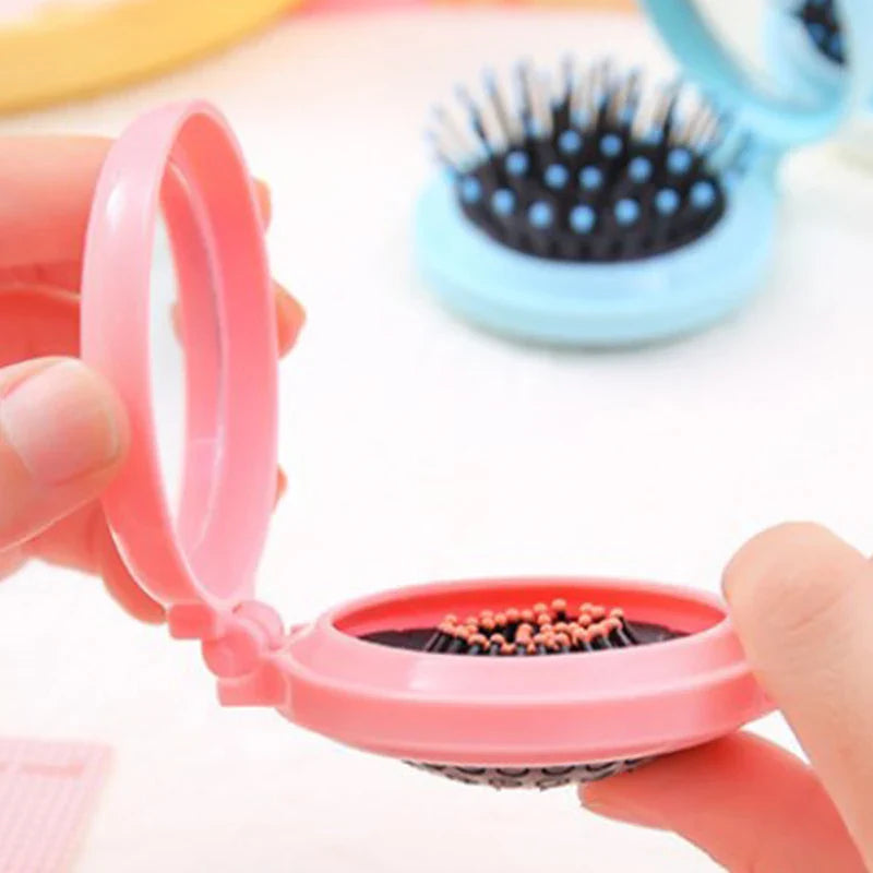 Hair Comb With Folding Mirror Traveling Portable Comb in UK