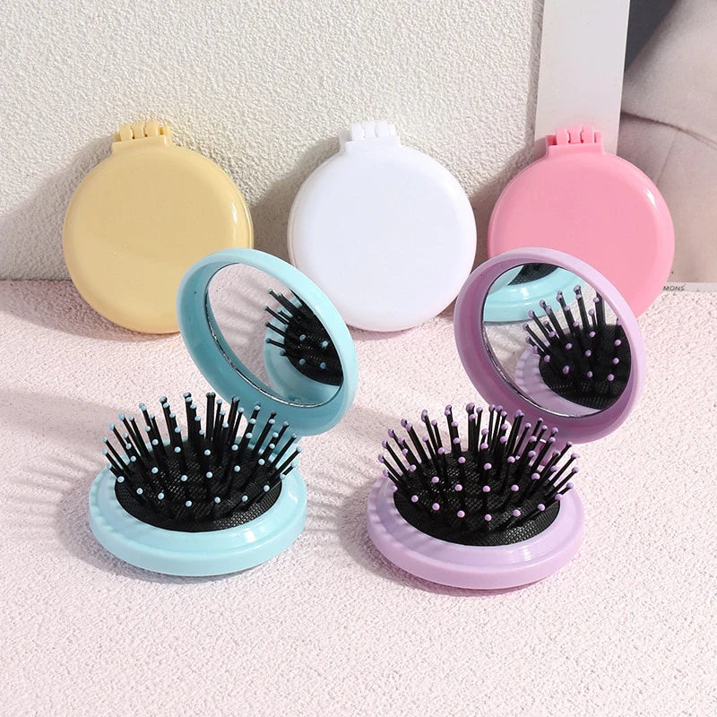 Hair Comb With Folding Mirror Traveling Portable Comb in UK