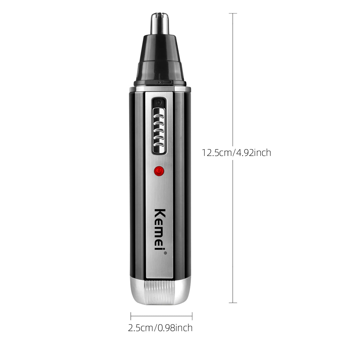 Kemei 4 in 1 Electric Trimmer Set Rechargeable Nose Hair Ear Eyebrow Trimmer for Men Beard Cleaner Grooming Tool