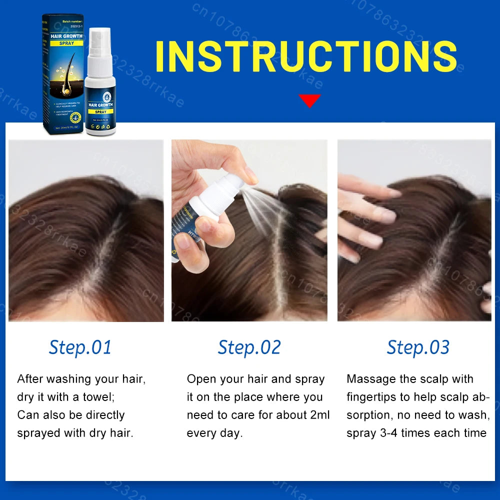 Hair growth products for men and women anti-hair loss rapid hair growth effective repair of baldness symptoms of hair loss