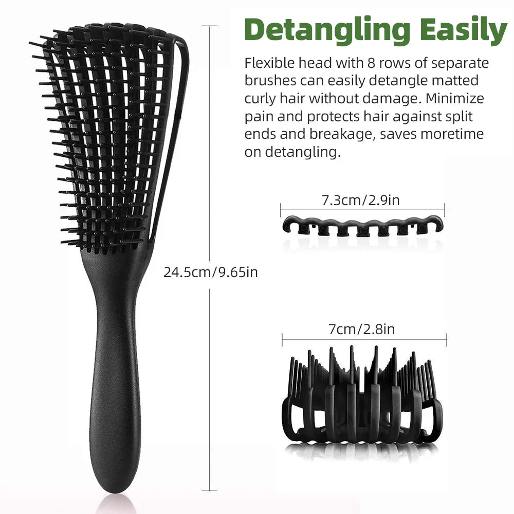 Hair Brush Scalp Massage Hair Comb Detangling Hairbrush For Women in UK