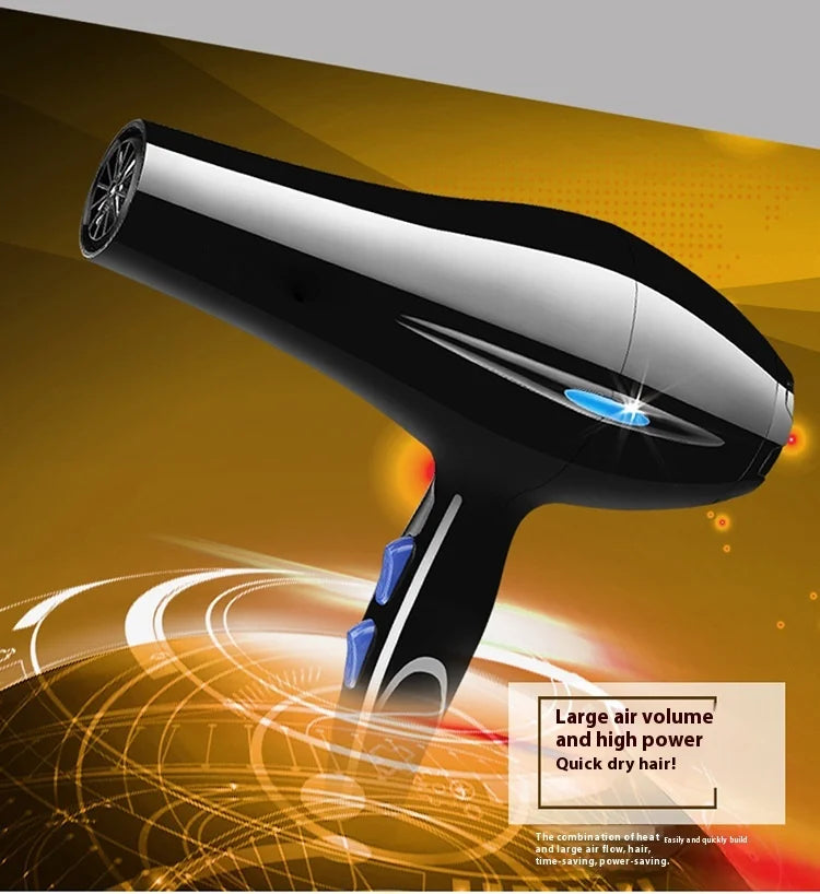 Hair Dryer 2200W Professional Powerful Hair Dryer Fast Heating Hot And Cold Adjustment Ionic Air Blow Dryer with Air Collecting