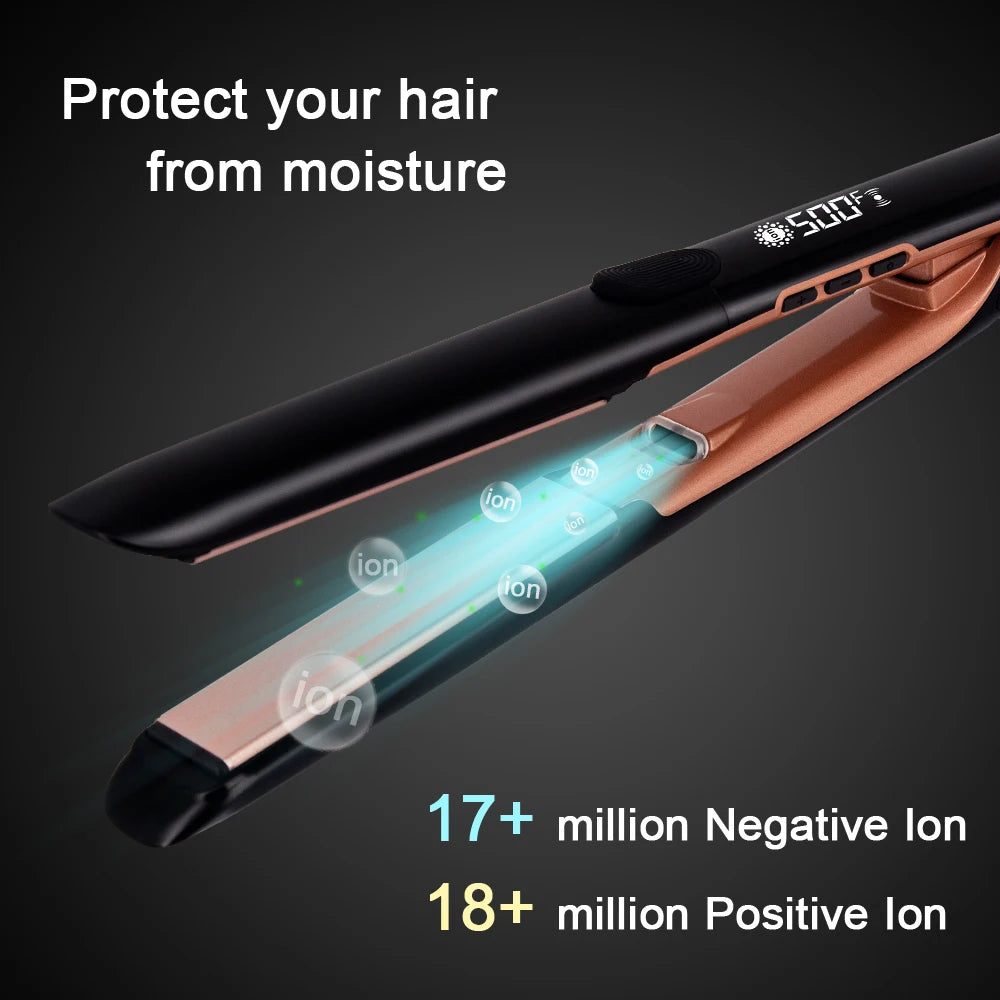 RUCHA Hair Straightener 500F High Temperature Professional PTC Ceramics Plate Treatment Plasma Ion Hair Flat Irons