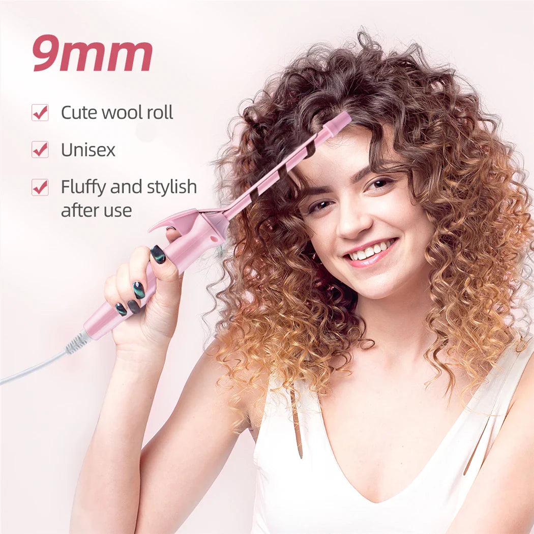 Professional Hair Curler Ceramic Wand Style Curling Make Crimping Hair