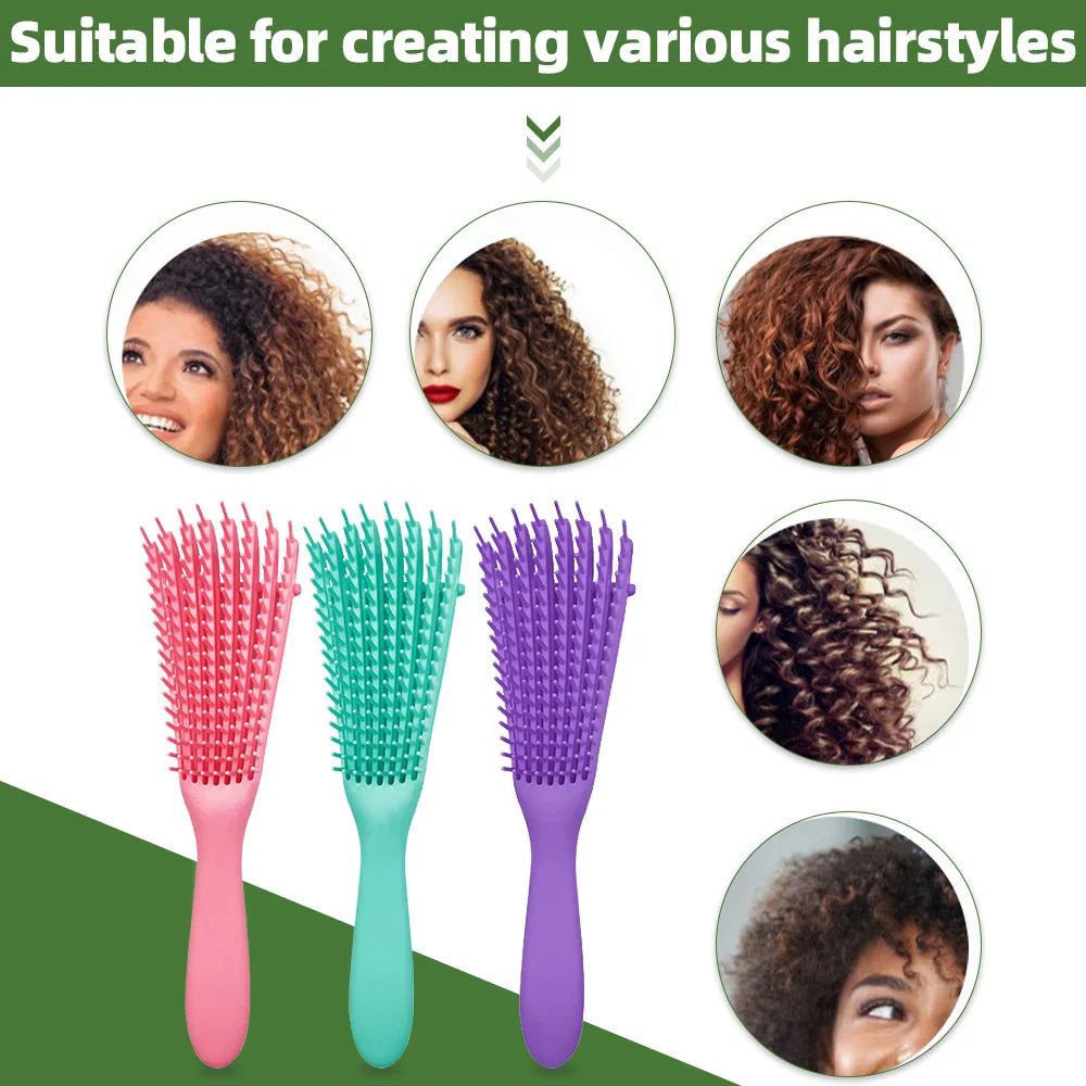 Hair Brush Scalp Massage Hair Comb Detangling Hairbrush For Women in UK