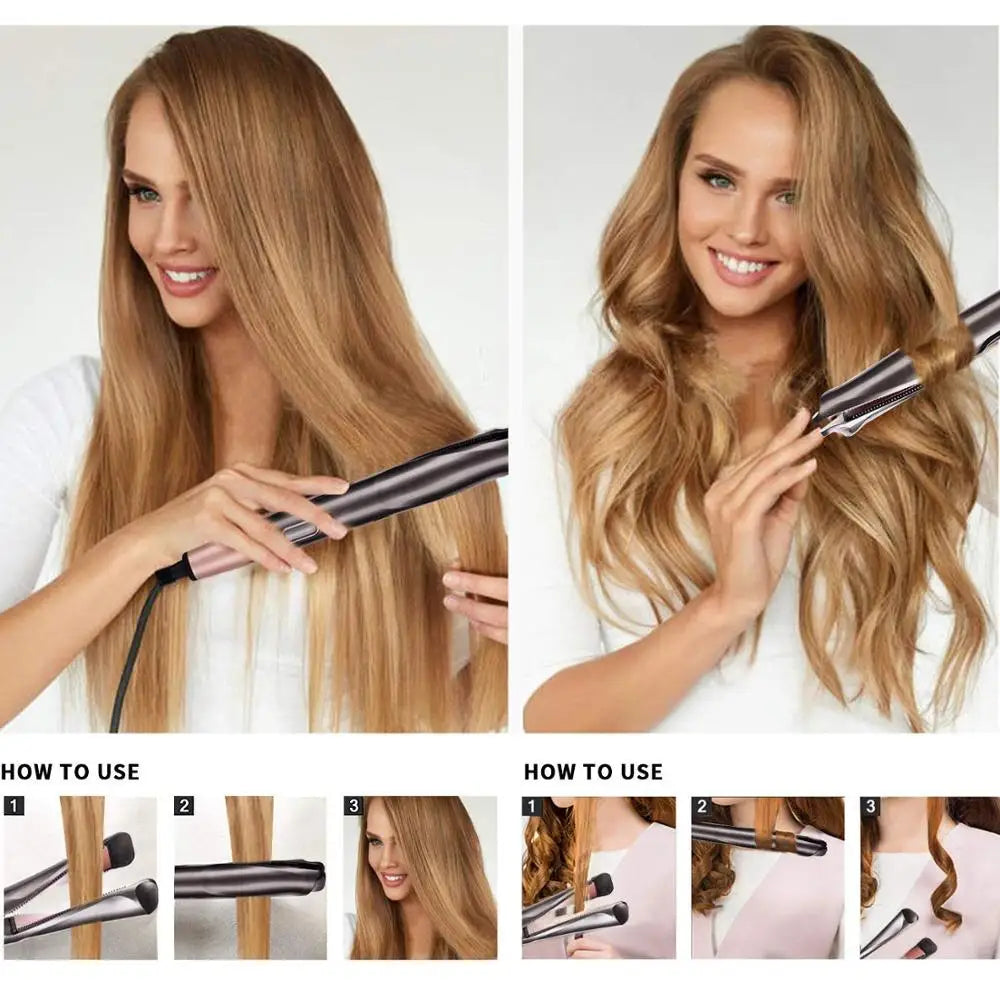 Hair Straightener Hair Curler Twist Straightening And Curling