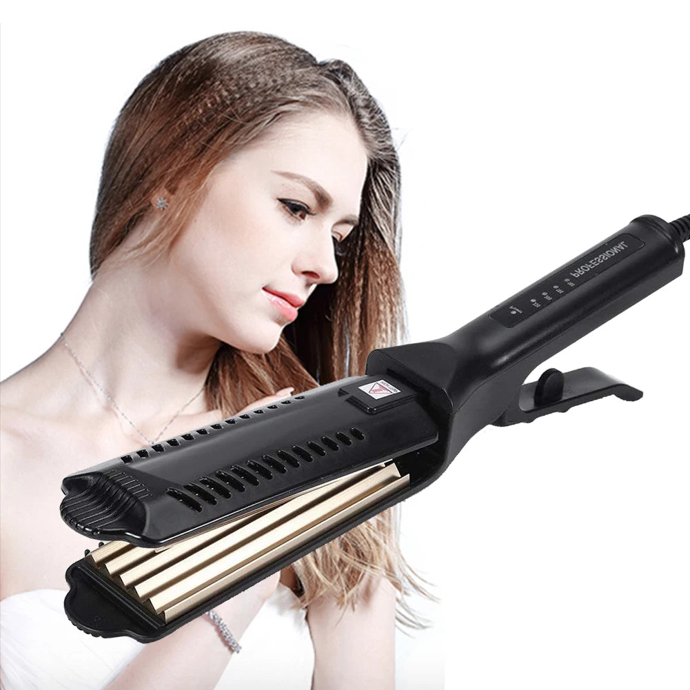 Professional Hair Crimper Wave Corn Iron Hot Curling Corrugated Automatic Curler Electric Styler Appliances Curlers For Women